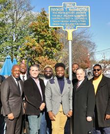 Marker honors Booker T. Washington